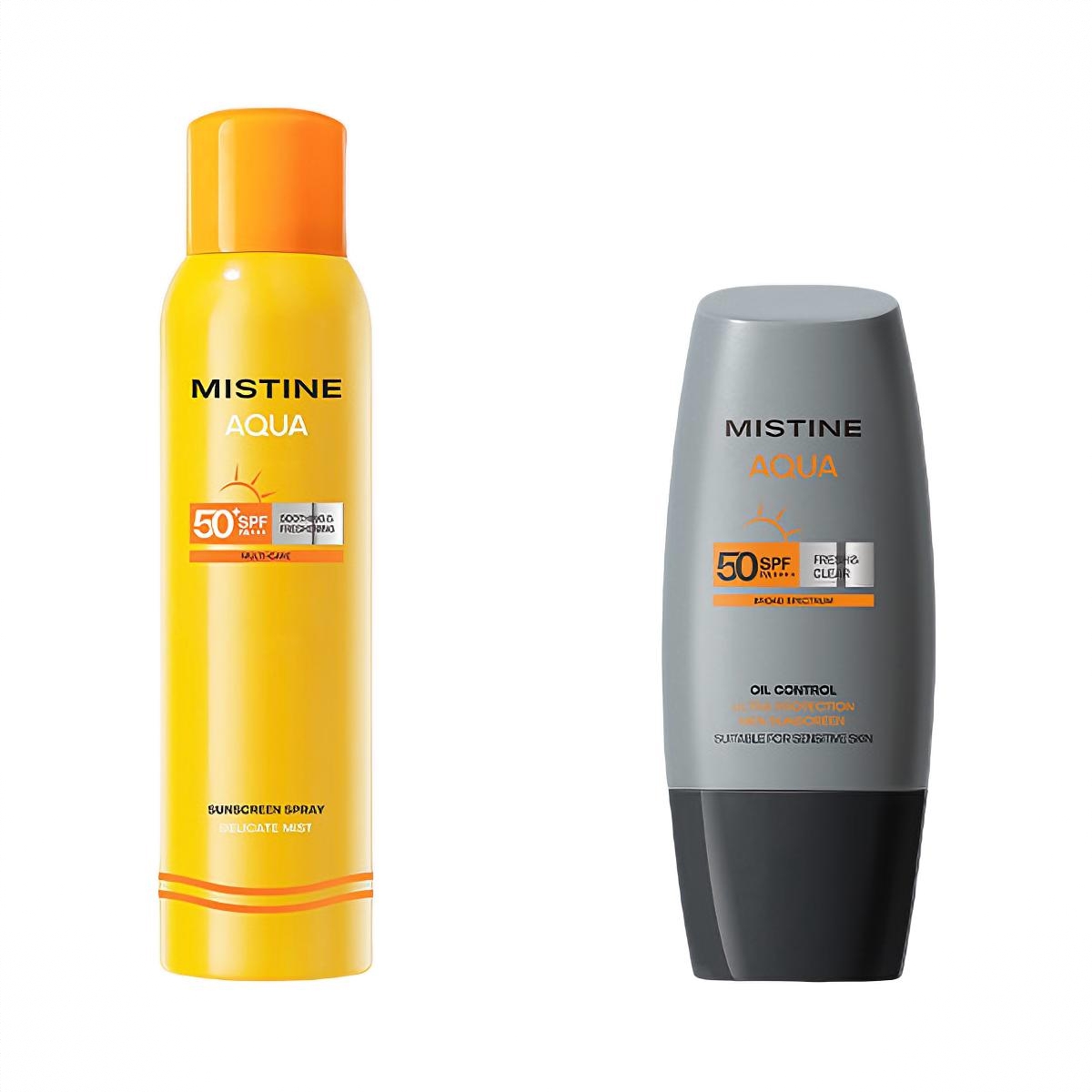 商品配色： 小黄喷SPF50+ 180ml+男士防晒SPF50 40ml