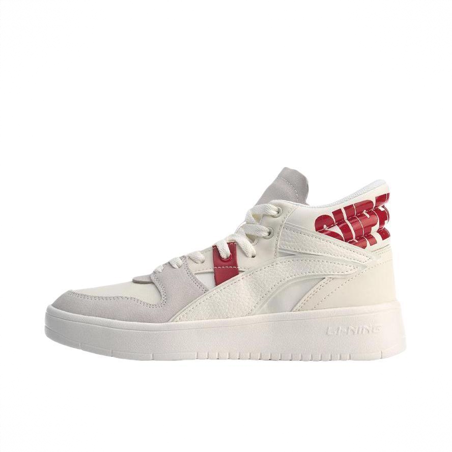 商品配色： 女款/雪白色/朱砂红