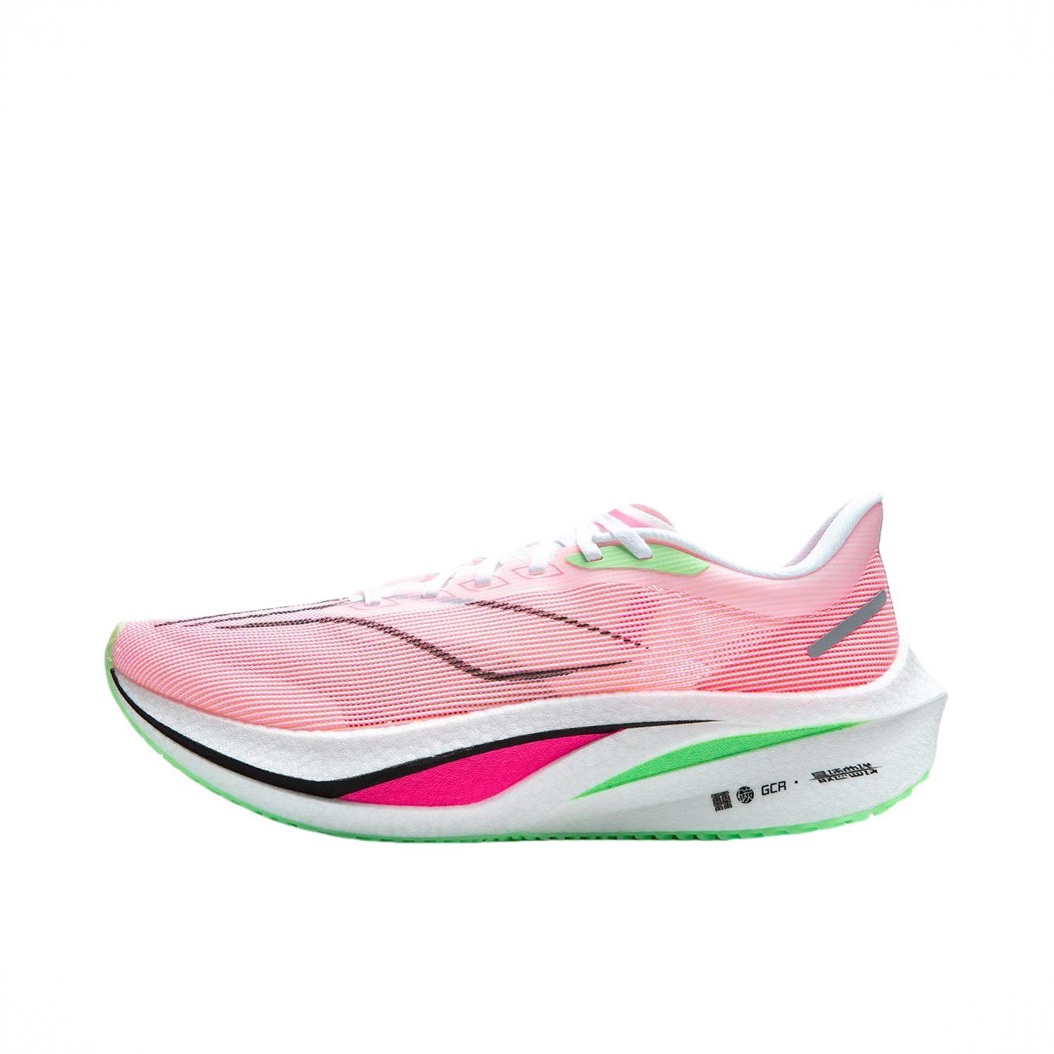 商品配色： 男款/标准白/荧光莲粉