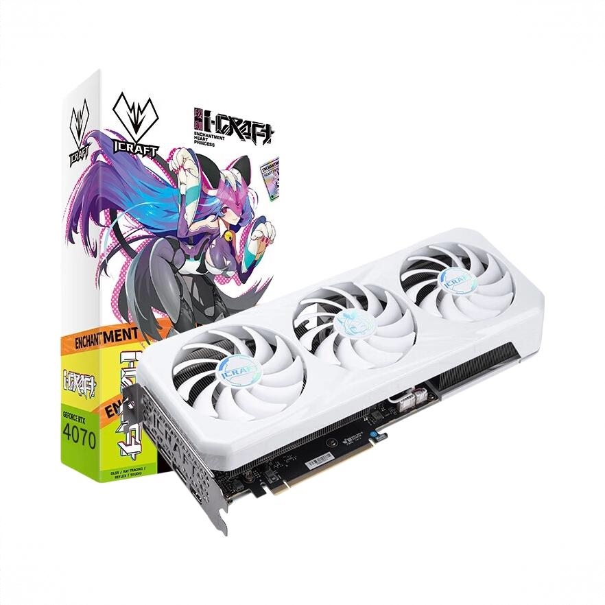 商品配色： iCraft RTX4070 16G OC瑷珈