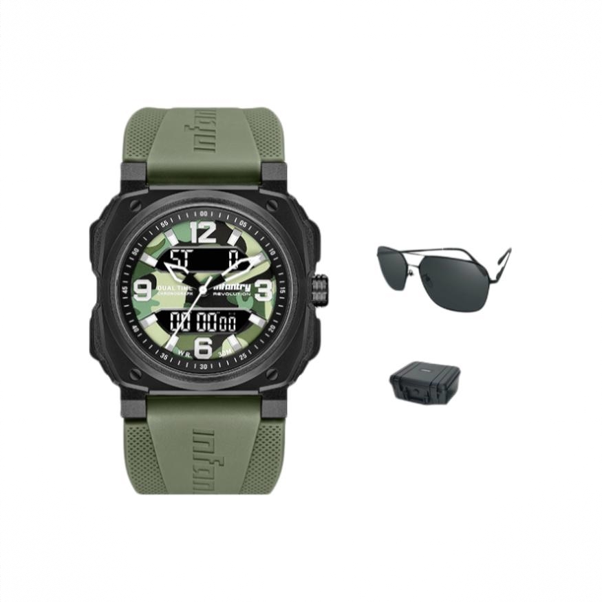 商品配色： 【礼盒装】军绿迷彩 