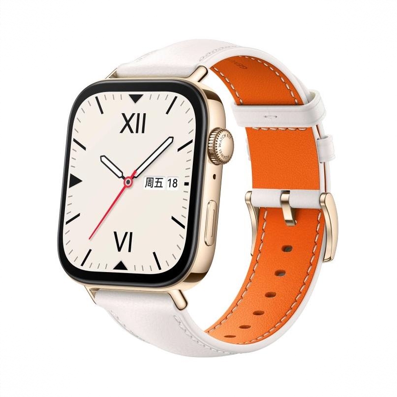 商品配色： 珍珠白 真皮表带