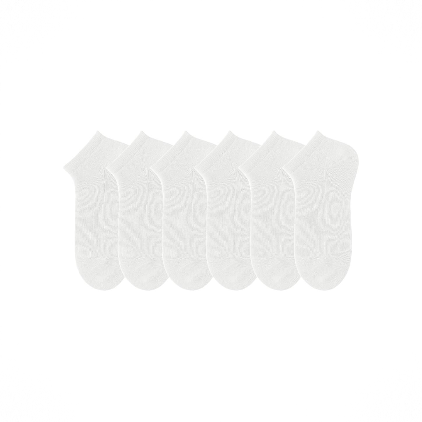商品配色： 白色 6双