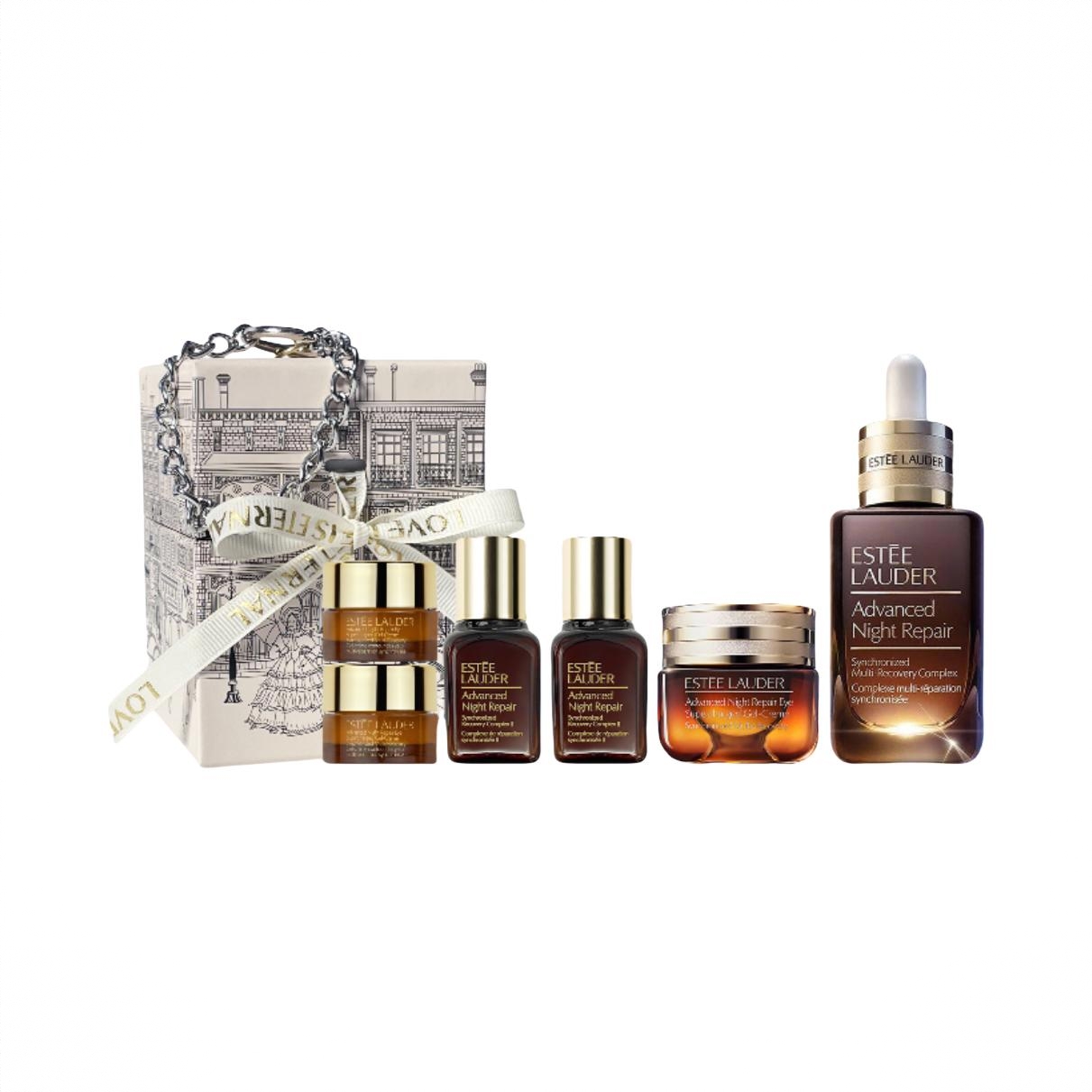 商品配色： 精华100ml+精华液15ml*2瓶+眼霜15ml+眼霜5ml*2瓶