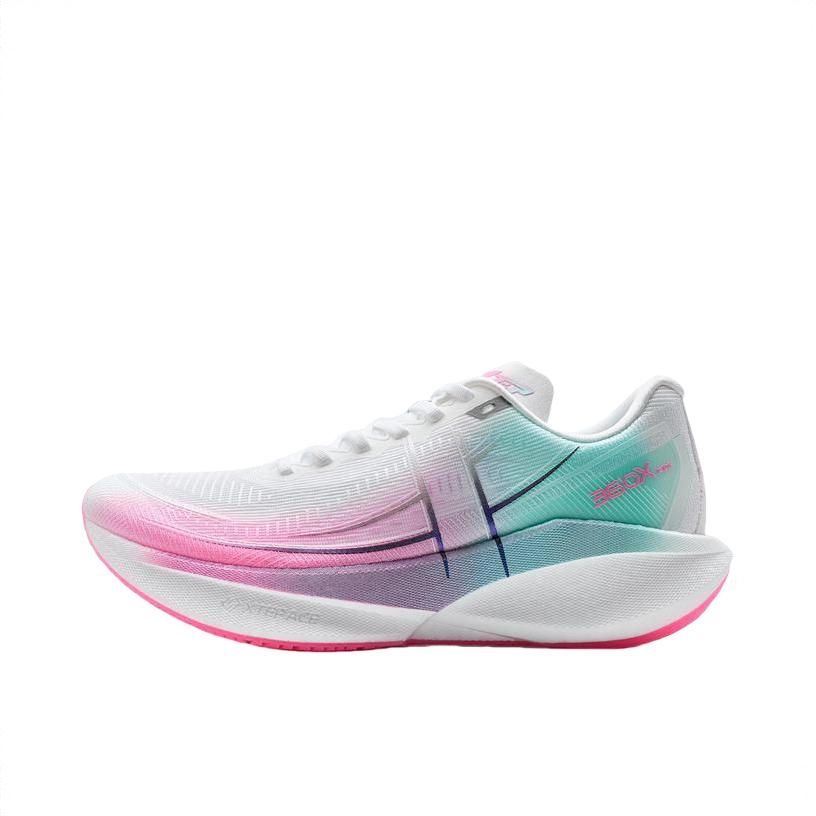 商品配色： 男款/经典白/荧光数码粉/天水碧