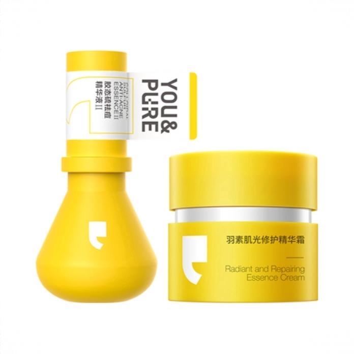 商品配色： 祛痘精华5ml+修护霜30g