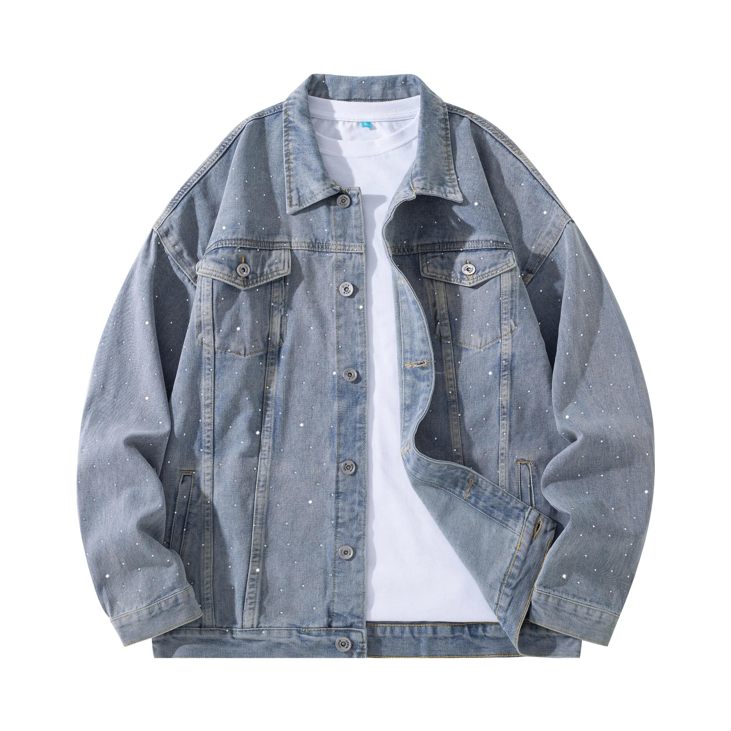 商品配色： 磨白蓝/镶钻款