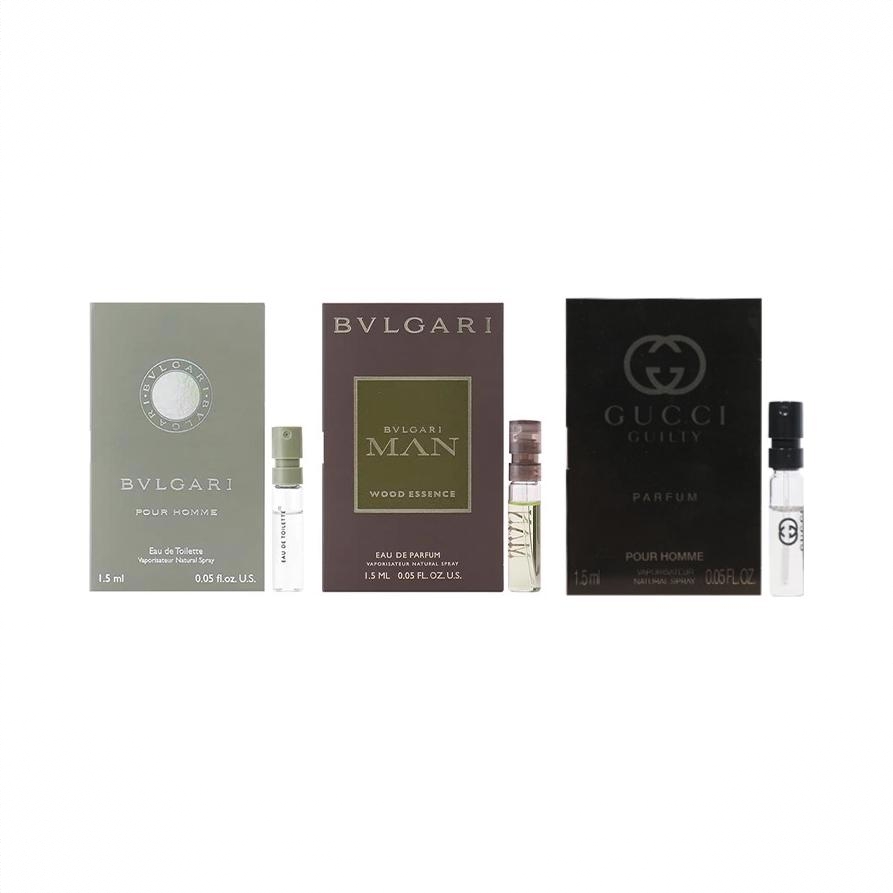 商品配色： 大吉岭茶1.5ml+绿意森林1.5ml+罪爱燃情男士香水1.5ml