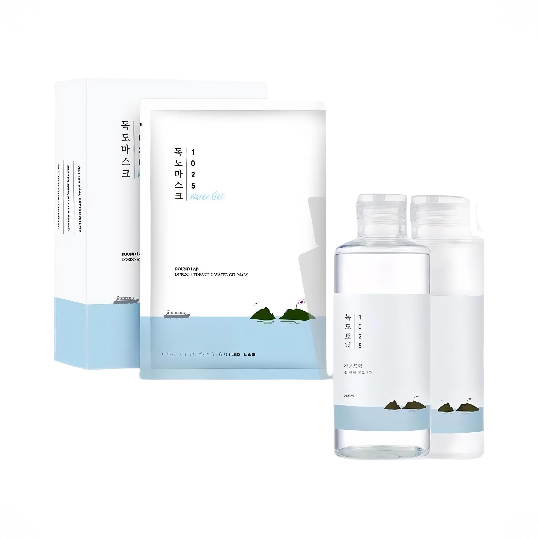 商品配色： 水200ml+乳200ml+面膜18片