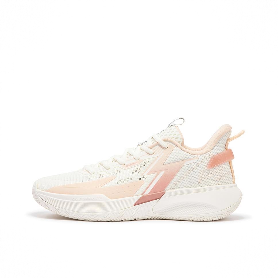 商品配色：361度 羽毛白/冰沙桃