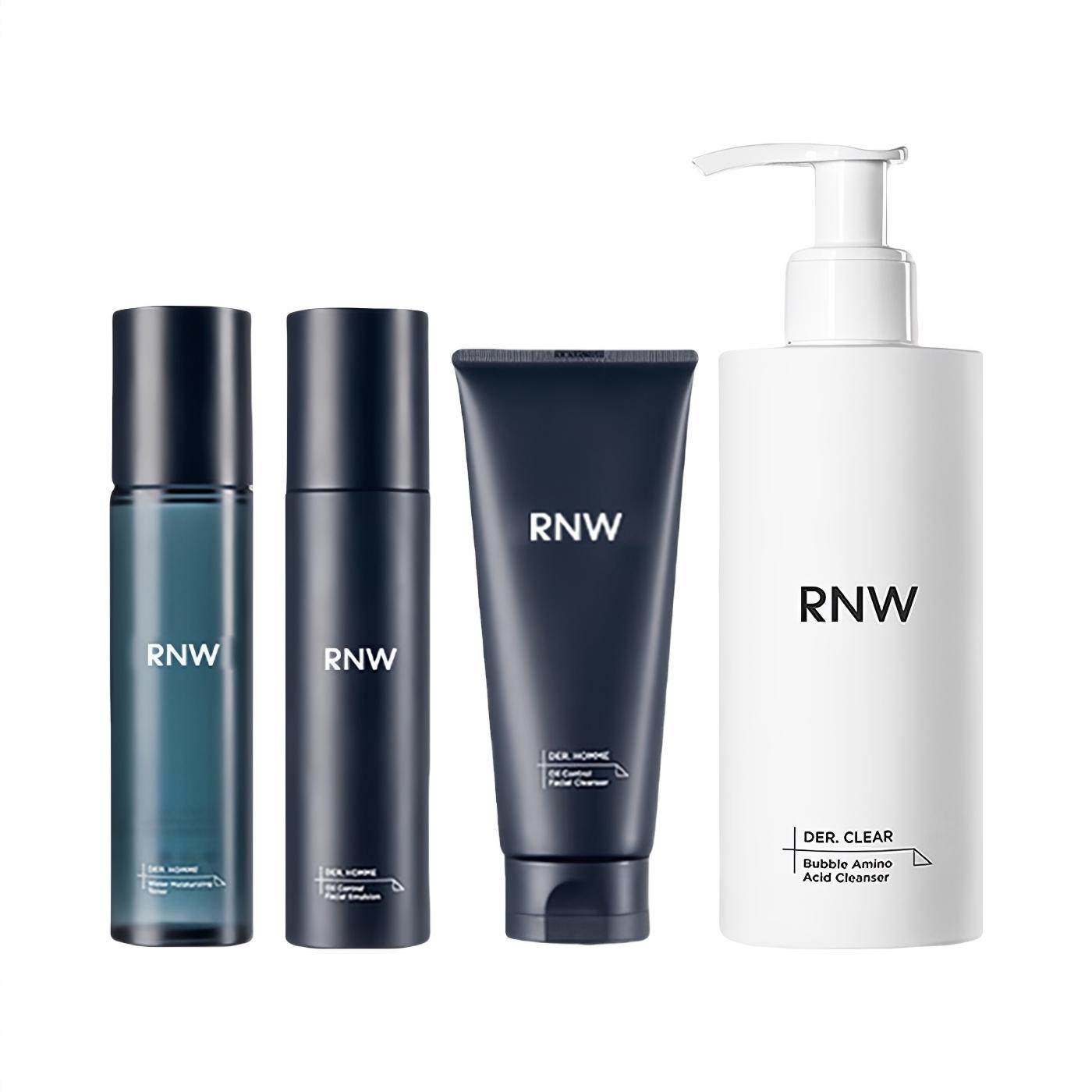 商品配色： 水125ml+乳120ml+洁面150g+自动发泡洗面奶200g