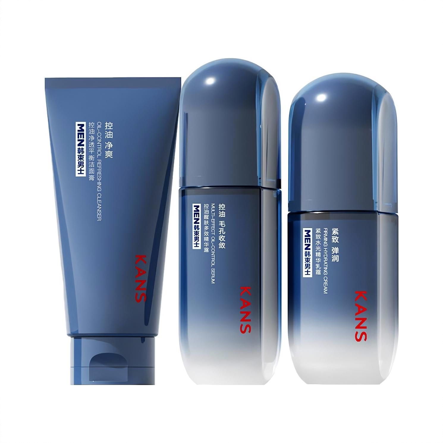 商品配色： 洁面膏100g+控油精华露80ml+控油精华霜60ml