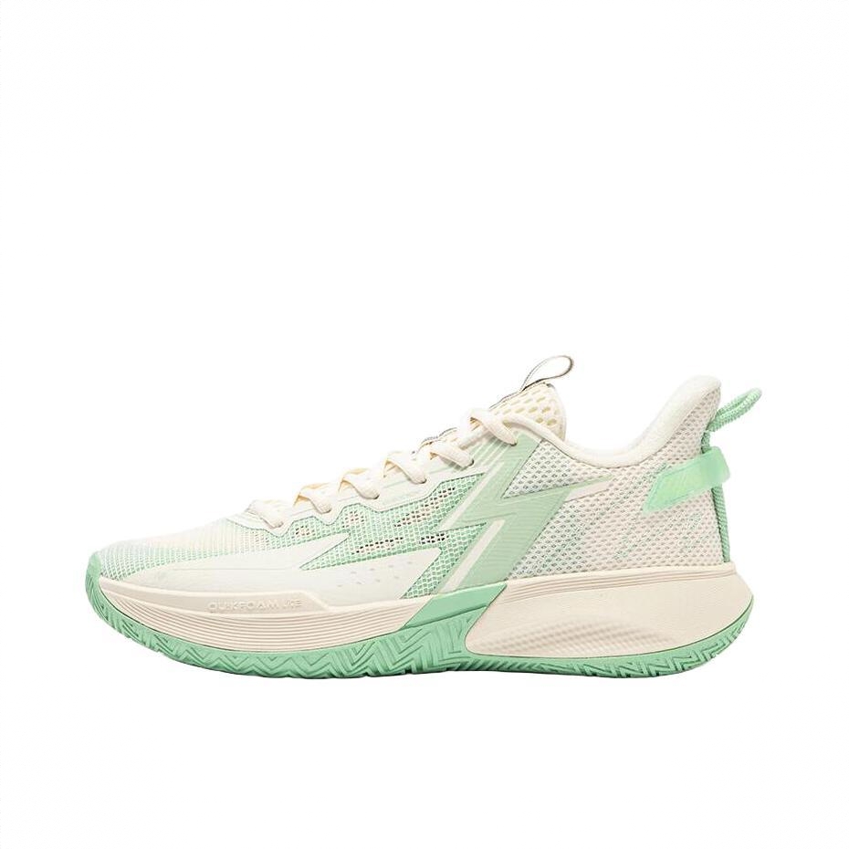 商品配色：361度 西米色/无花果绿