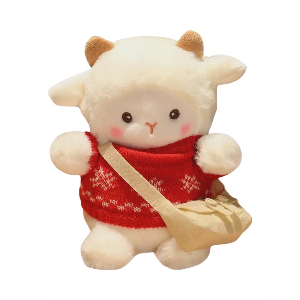 商品配色： 红雪花毛衣