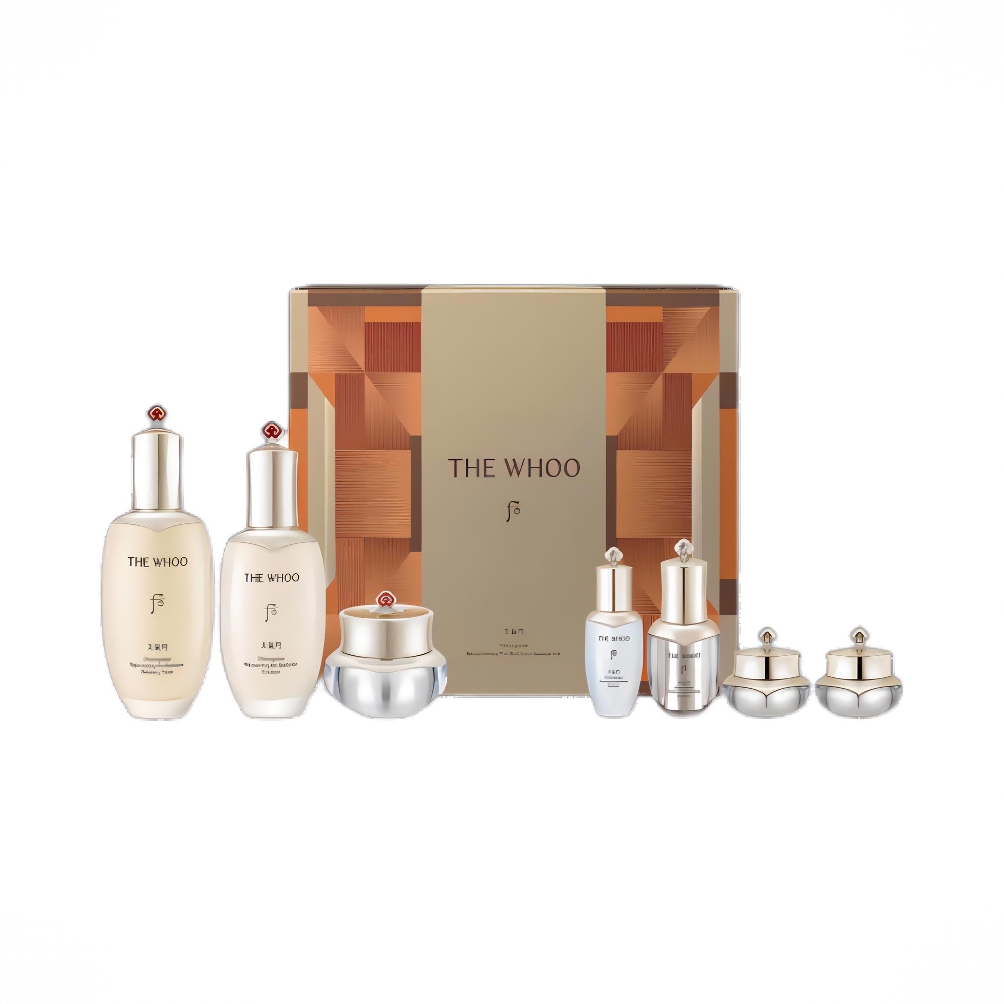 商品配色： pro版水150ml+乳110ml+霜（25ml+10ml）+精华液8ml+精华露25ml+眼霜5ml