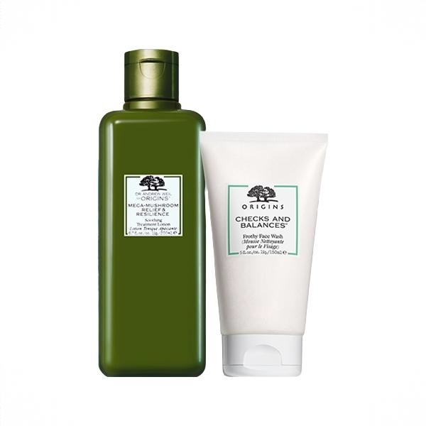 商品配色： 灵芝水200ml+洁面慕斯150ml
