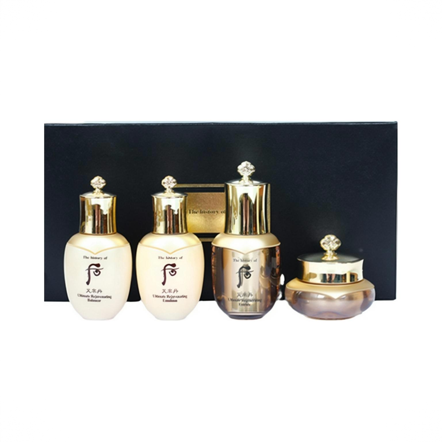 商品配色： 水25ml+乳25ml+精华8ml+面霜10ml