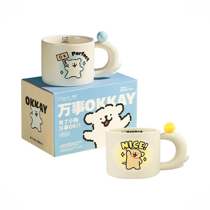 商品配色： OK小狗+NICE小狗