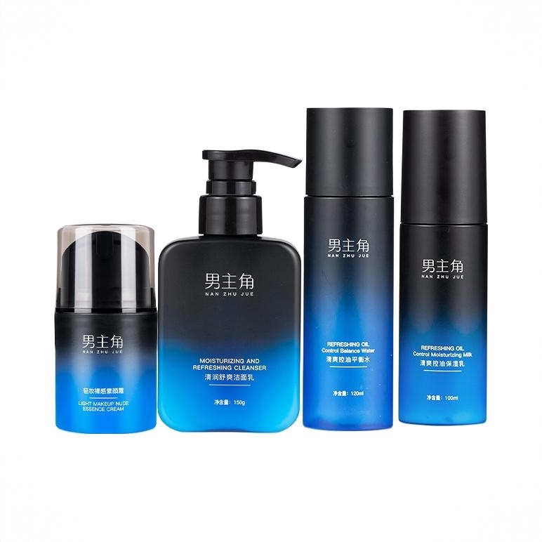 商品配色： 平衡水120ml+保湿乳100ml+洁面乳150g+素颜霜50g
