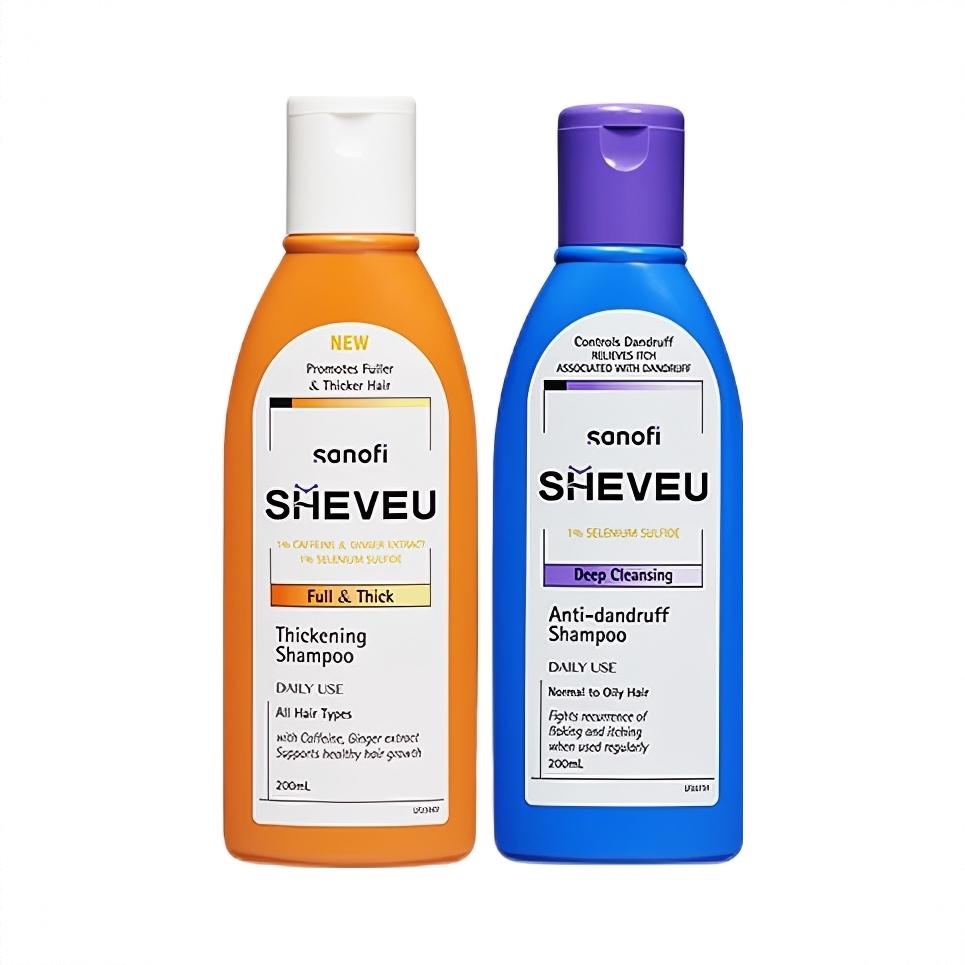 商品配色： 固发去屑橙瓶200ml+控油去屑紫瓶200ml
