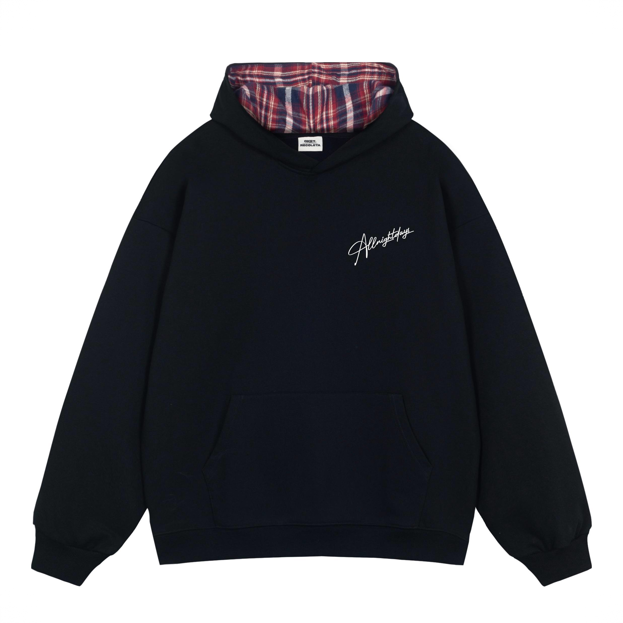 商品配色： 黑红格