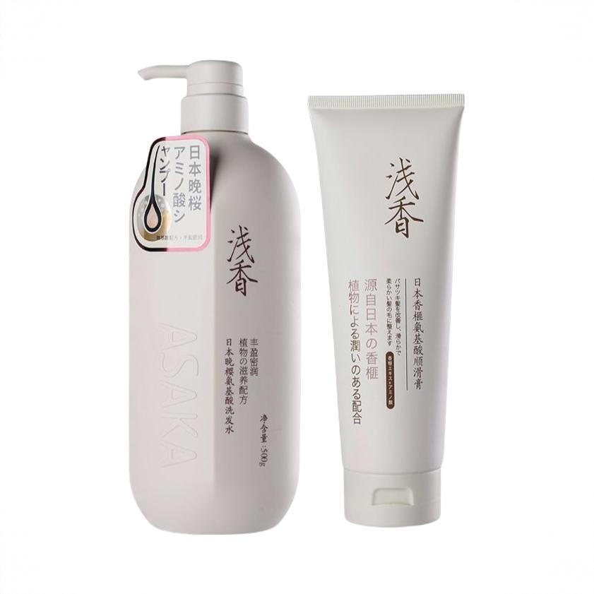 商品配色： 晚樱洗发水500g+香榧顺滑膏260g