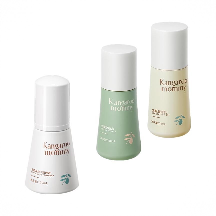商品配色： 洁面泡泡120ml+爽肤水130ml+乳120g