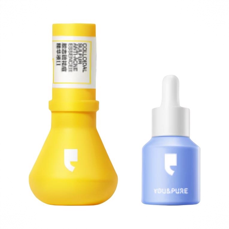 商品配色： 祛痘精华5ml+舒缓13ml