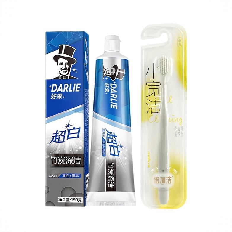 商品配色： 竹炭深洁190克+牙刷1支