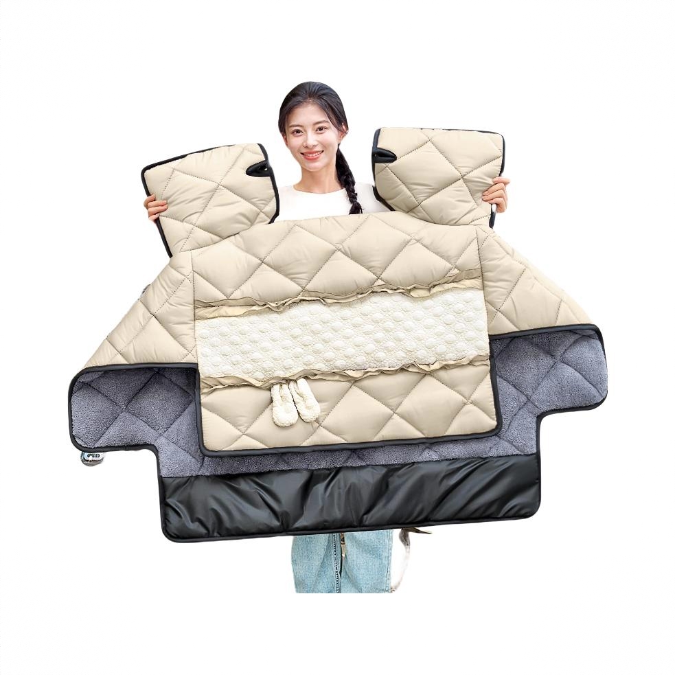 商品配色： 卡其精灵兔耳