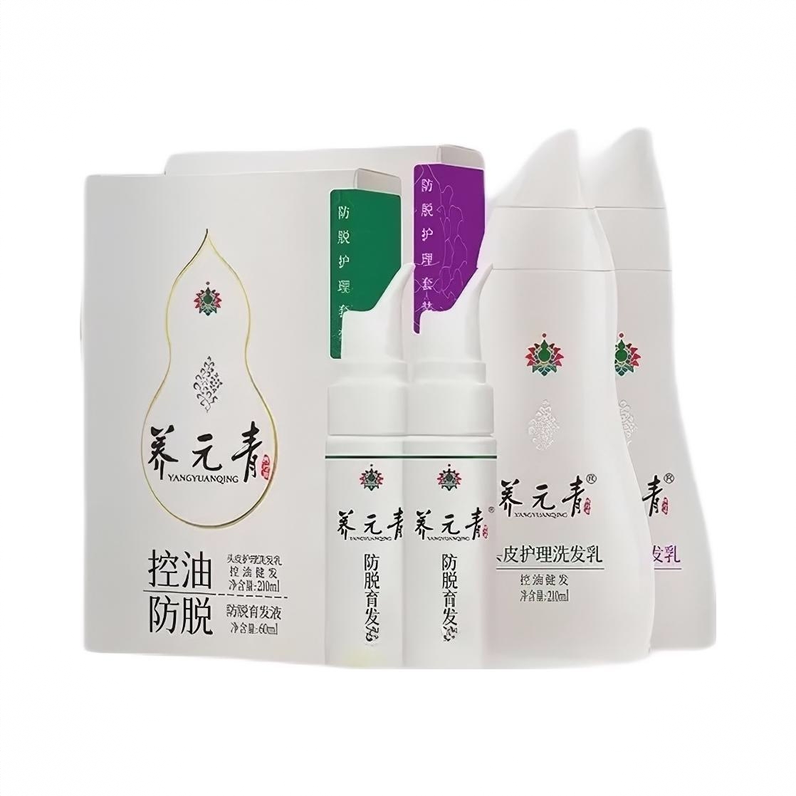 商品配色： 控油健发洗发水210ml+控油强韧洗发水210ml+育发液60ml*2