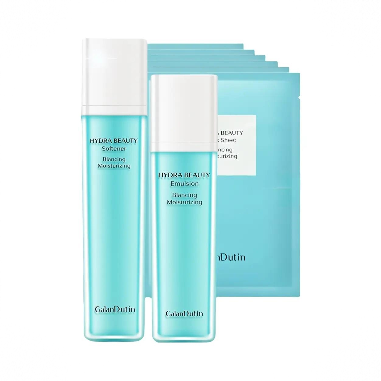 商品配色： 爽肤水100ml+乳液80ml+面膜25g*6片