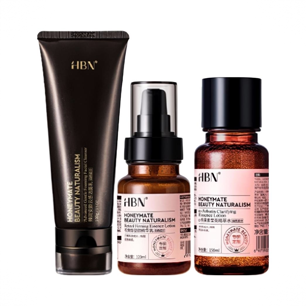 商品配色： 发光水150ml+双A精华乳120ml+洁面100g