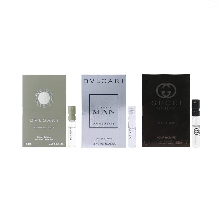 商品配色： 大吉岭茶1.5ml+空谷之雨1.5ml+罪爱燃情男士香水1.5ml