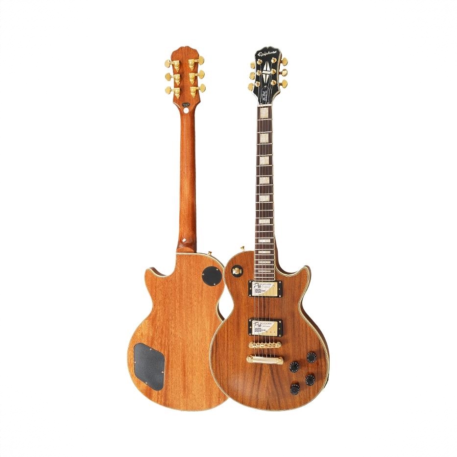商品配色： Les Paul Custom PRO KOA NA原木色双双