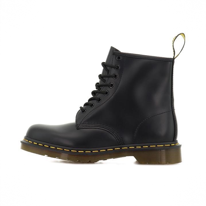 商品配色：Slip Resistant Leather Lace Up 8孔/黑色