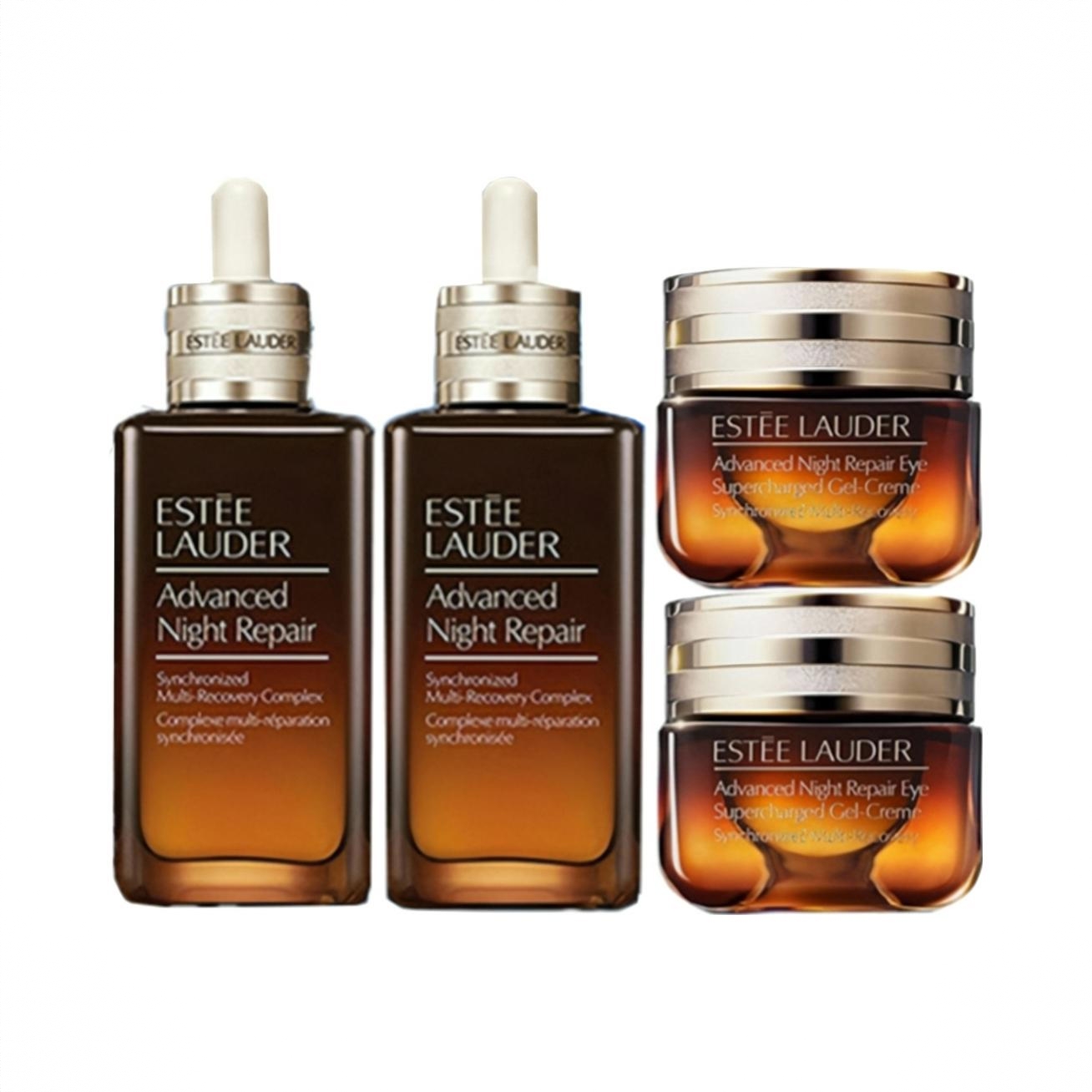 商品配色： 【第七代特润】小棕瓶精华100ml*2+第【第五代】小棕瓶眼霜15ml*2
