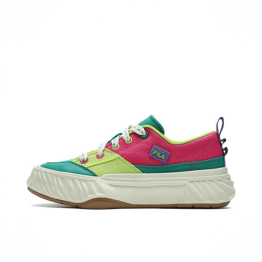 商品配色： 女款/绛紫色/嫩笋绿