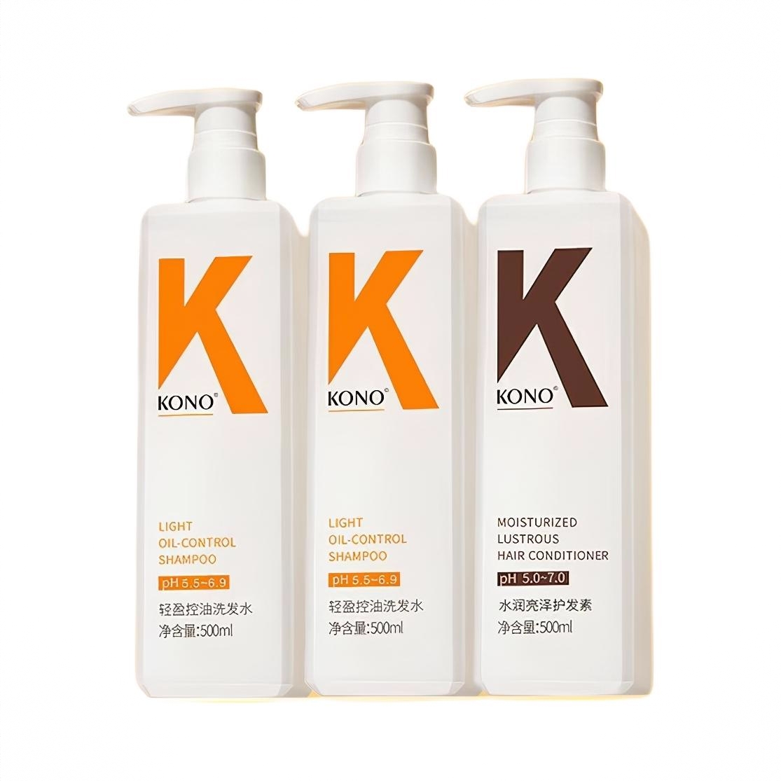 商品配色： 控油洗发水500ml*2+护发500ml
