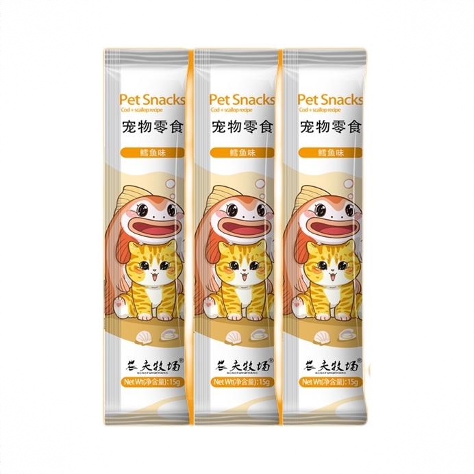 商品配色： 鳕鱼味15g