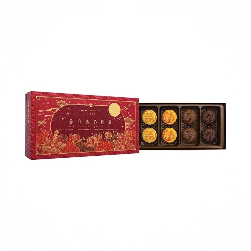 商品配色： 流心四式月饼/360g