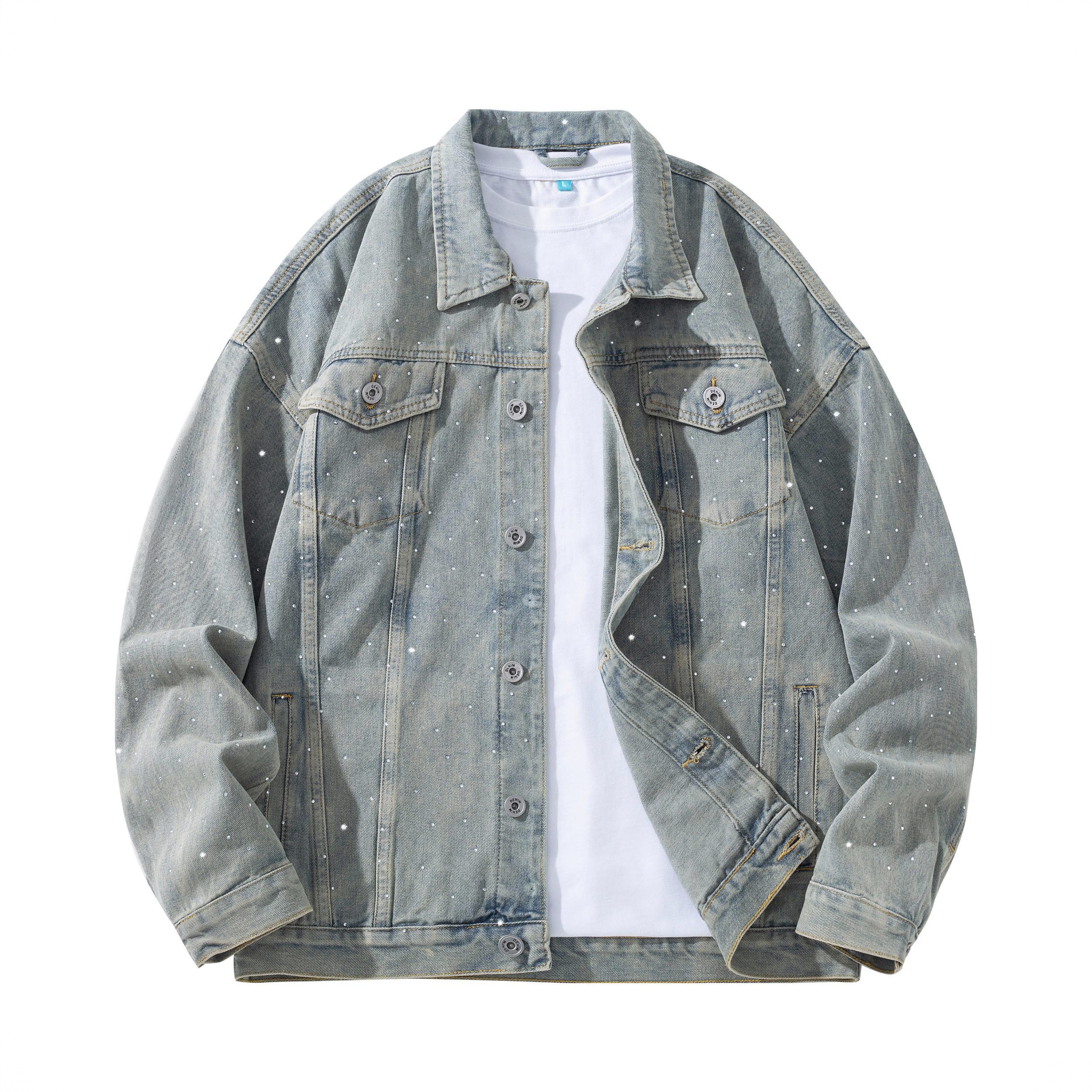 商品配色： 复古蓝/镶钻款