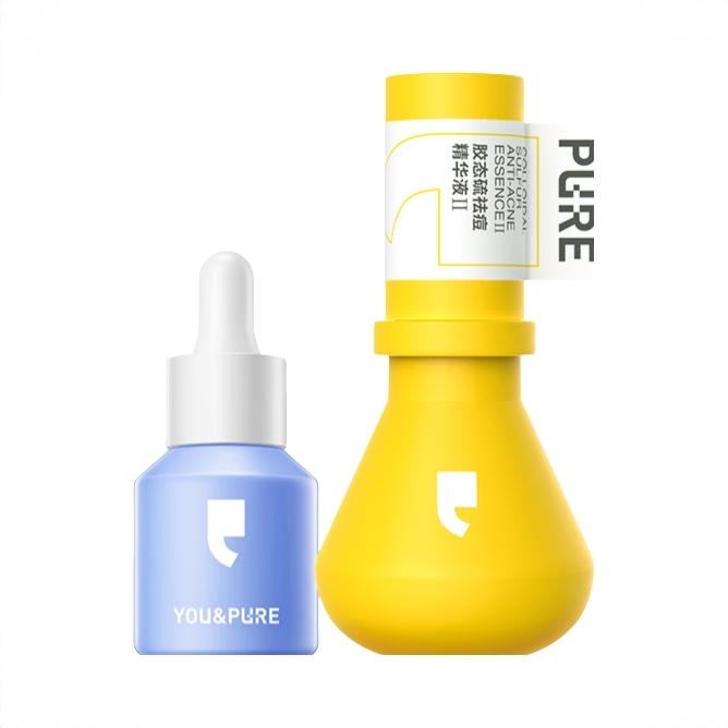 商品配色： 祛痘精华15ml+舒缓13ml