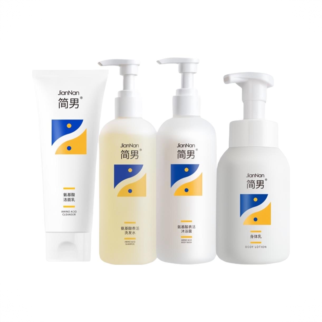 商品配色： 洁面150g+洗发水300ml+沐浴露300ml+身体乳250ml