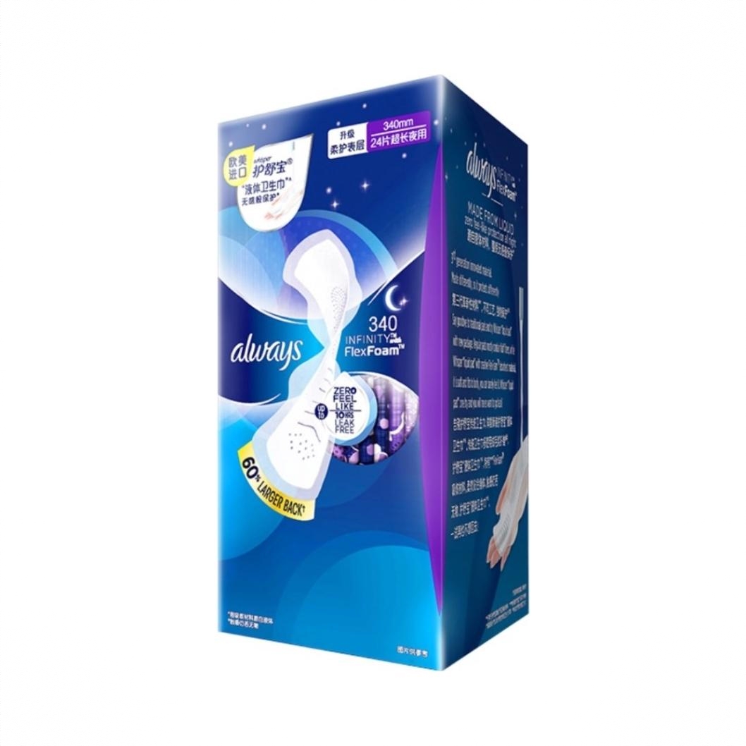 商品配色： 340mm*24片夜用