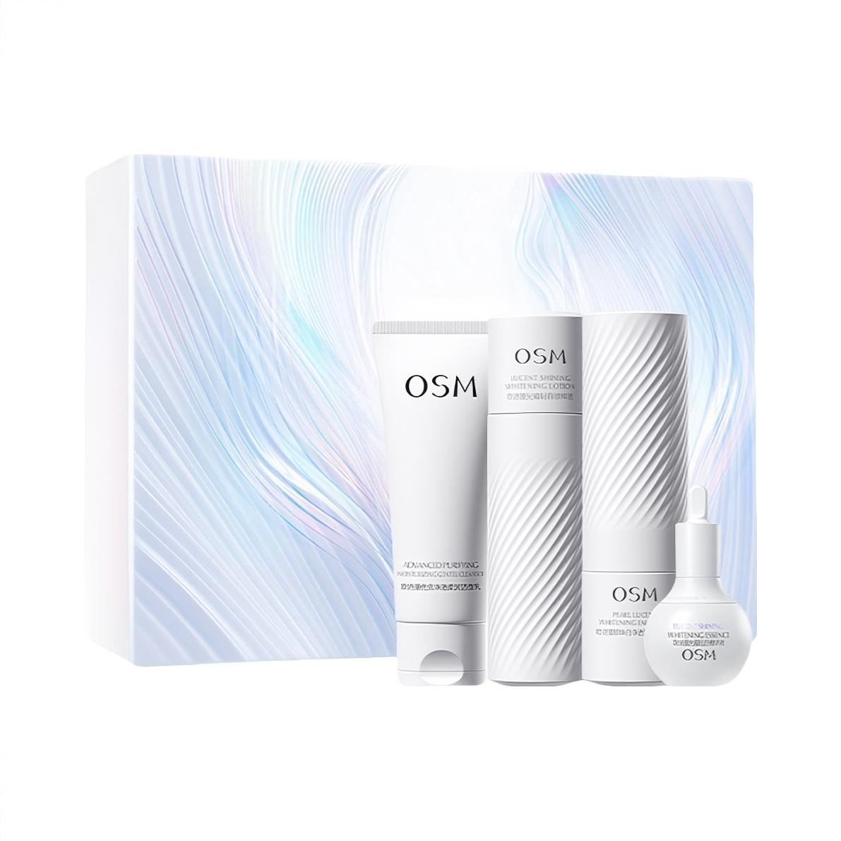 商品配色： 洁面100g+水120ml+乳120ml+精华10ml