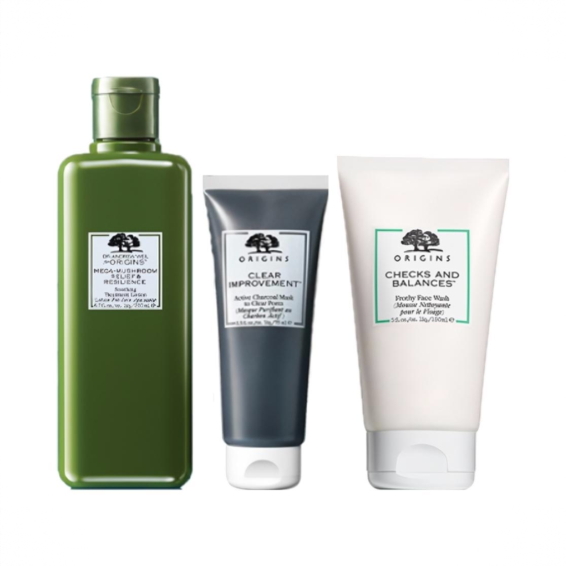 商品配色： 精华水200ml+面膜75ml+面霜150ml