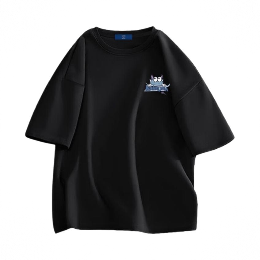 商品配色： 黑/社恐怪胸标