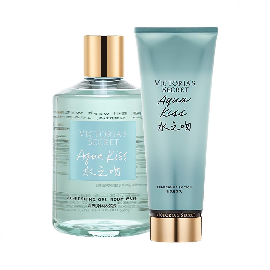 商品配色： 水之吻身体乳236ml+沐浴露236ml