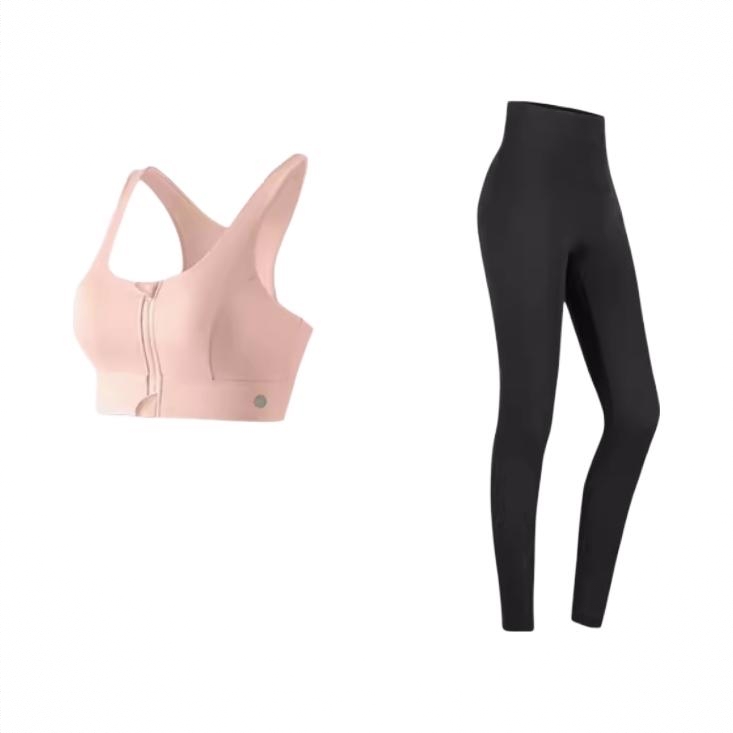 商品配色： 上装粉+下装黑